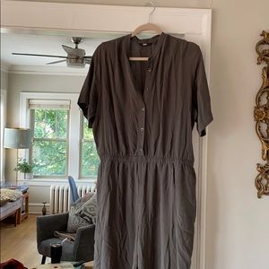 Military green jumpsuit